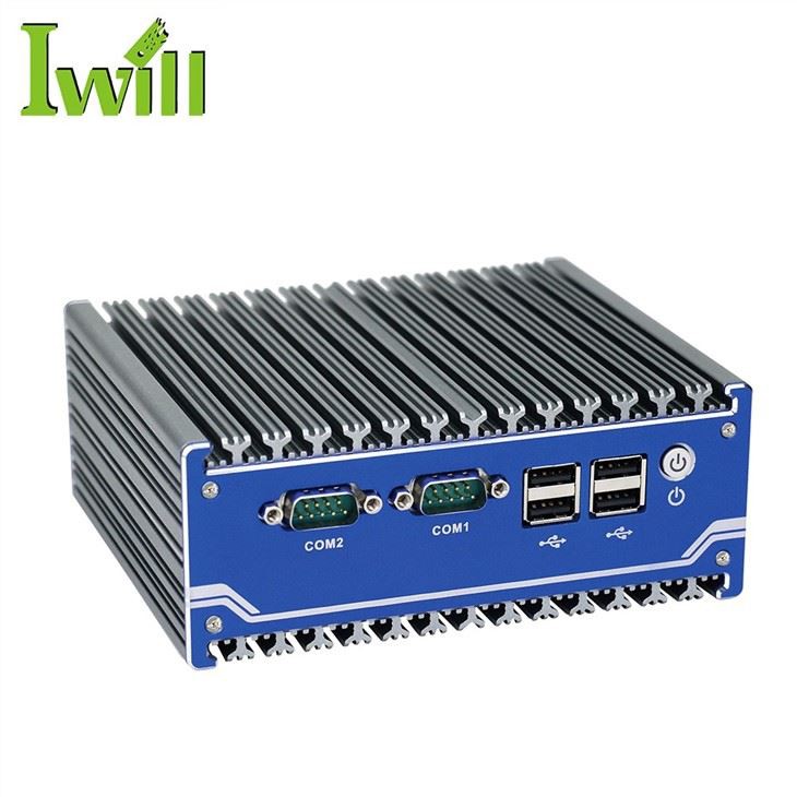 Fanless J1900 Industrial Mini PC With COM RS232