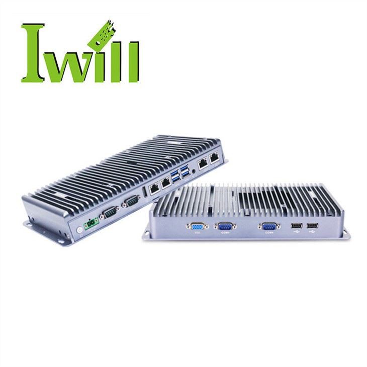 I5 I7 Bezwentylatorowy komputer przemysłowy