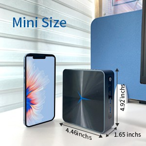 Mały mini PC biurowego życia domowego